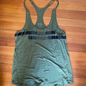 Army Green Pure Barre Tank Top